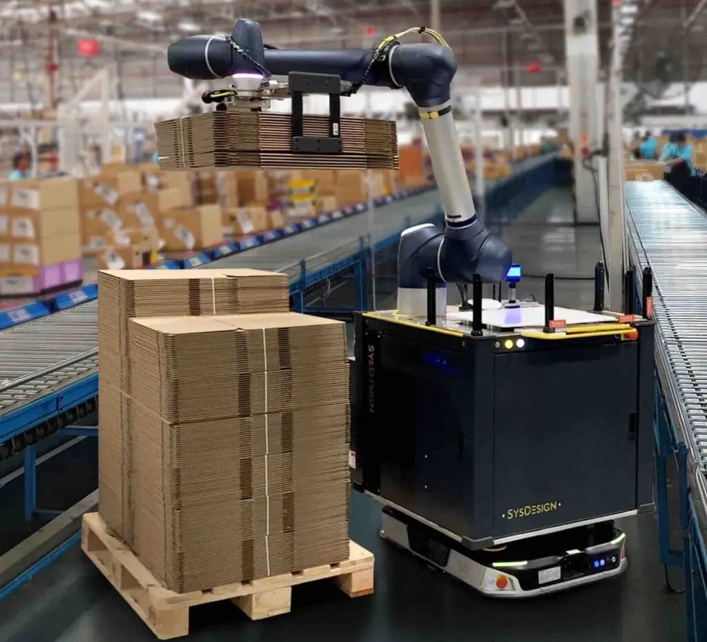 Azáltal, hogy egyszerre négy gépet tudunk ellátni, a folyamat automatizálható